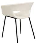 Miniatyrbild 6 av 10: Set med 2 ELMA Bouclé matstolar i off-white, Lumarko!