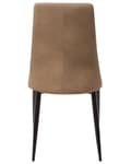 Miniatyrbild 6 av 10: Set med 2 CLAYTON matstolar Ecoleather Gyllenbrun Lumarko!