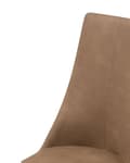 Miniatyrbild 7 av 10: Set med 2 CLAYTON matstolar Ecoleather Gyllenbrun Lumarko!