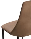 Miniatyrbild 9 av 10: Set med 2 CLAYTON matstolar Ecoleather Gyllenbrun Lumarko!