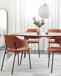 Miniatyrbild 2 av 9: Set med 2 KENAI matstolar Orange Lumarko!