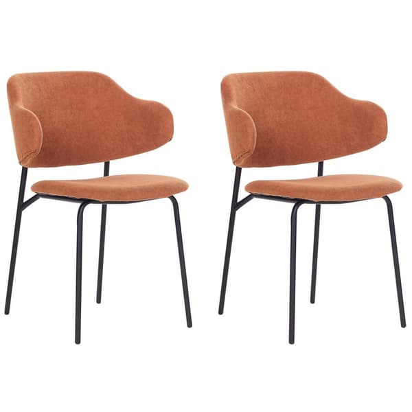 Set med 2 KENAI matstolar Orange Lumarko!