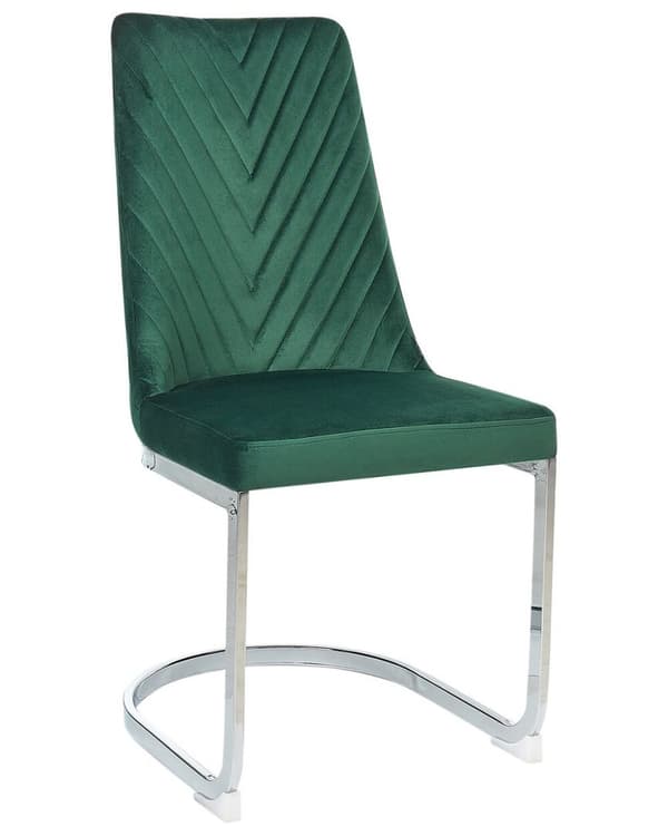 Set med 2 ALTOONA matstolar Emerald Velvet Lumarko!