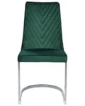 Miniatyrbild 4 av 9: Set med 2 ALTOONA matstolar Emerald Velvet Lumarko!