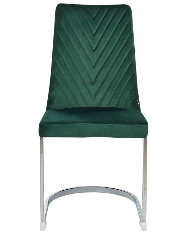 Set med 2 ALTOONA matstolar Emerald Velvet Lumarko!
