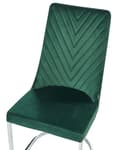 Miniatyrbild 6 av 9: Set med 2 ALTOONA matstolar Emerald Velvet Lumarko!