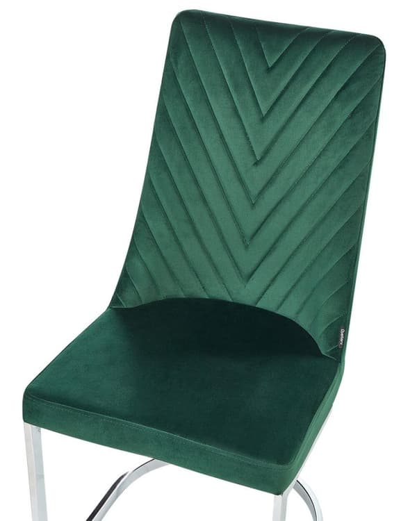Set med 2 ALTOONA matstolar Emerald Velvet Lumarko!