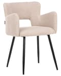 Pikkukuva 5 / 10: 2 kpl SANILAC Boucle Beige Lumarko ruokatuolia!