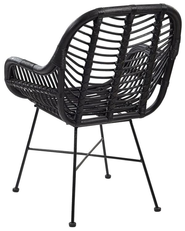 CANORA Rattan Sort Spisestol Lumarko!