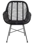 Miniatyrbillede 4 af 8: CANORA Rattan Sort Spisestol Lumarko!