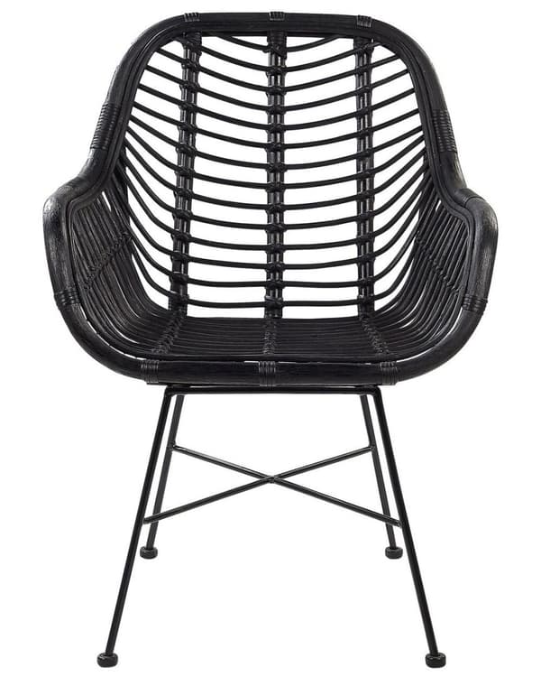 CANORA Rattan Sort Spisestol Lumarko!