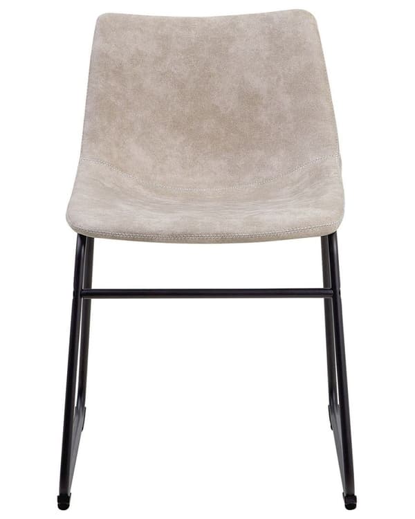 Sæt med 2 BATAVIA beige Lumarko spisebordsstole!
