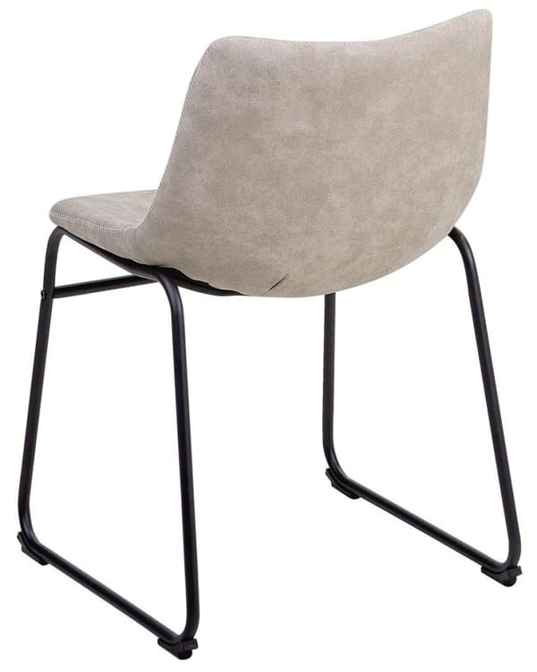 Sæt med 2 BATAVIA beige Lumarko spisebordsstole!