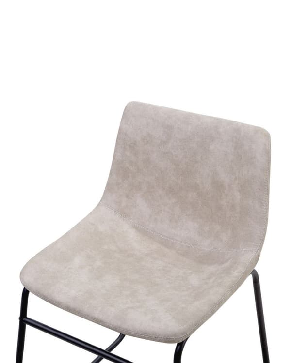Sæt med 2 BATAVIA beige Lumarko spisebordsstole!