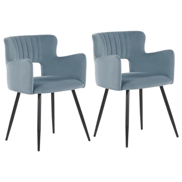 2 kpl SANILAC Velvet Blue Lumarko -ruokatuolia!