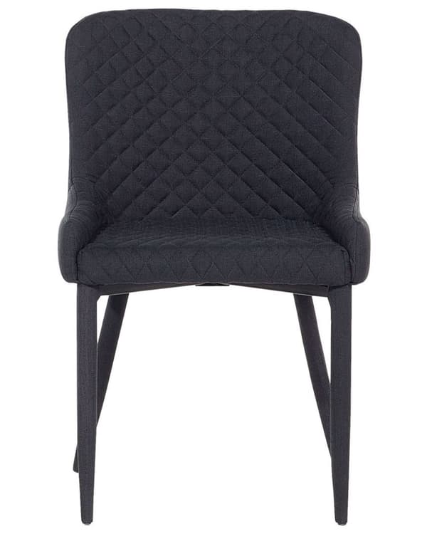 Set med 2 SOLANO svarta Lumarko matstolar!