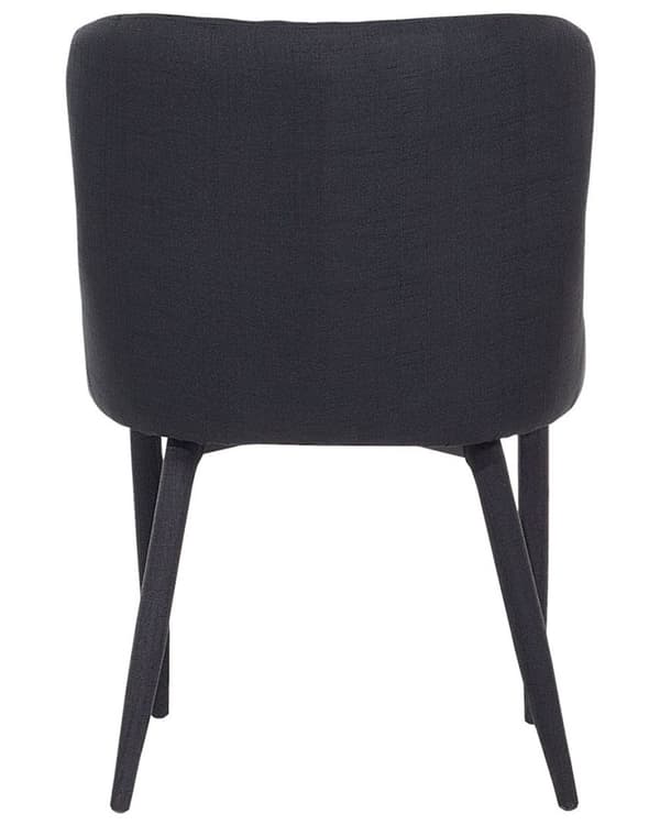 Set med 2 SOLANO svarta Lumarko matstolar!