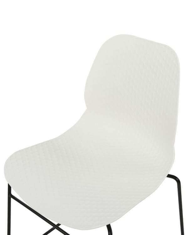 Set med 4 PANORA matstolar vita Lumarko!