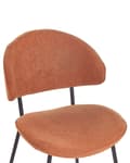 Miniatyrbild 6 av 9: Set med 2 KIANA matstolar Orange Lumarko!