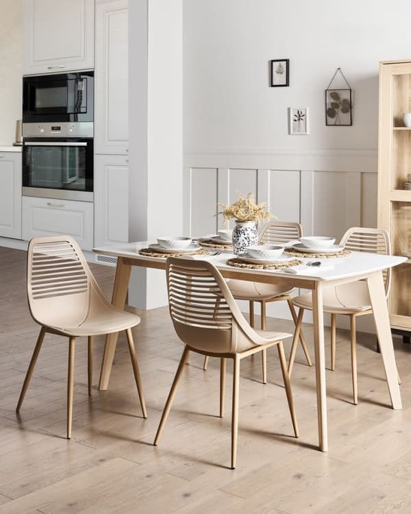 4 MONTELLO ruokatuolin setti Beige Lumarko!