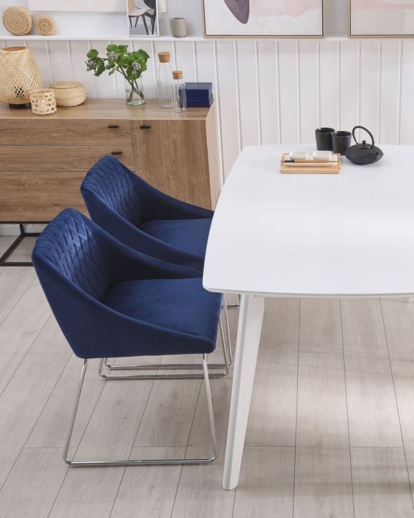 kpl ARCATA Velour Navy Blue Lumarko -ruokatuolia!