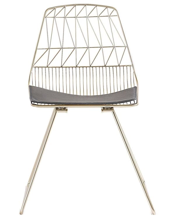 2 kpl HARLAN Metal Gold Lumarko -ruokatuolia!