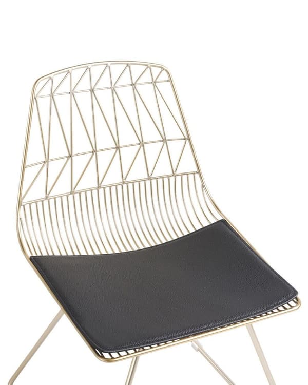 2 kpl HARLAN Metal Gold Lumarko -ruokatuolia!