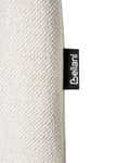 Miniatyrbilde 9 av 10: Sett med 2 Svingbare Spisestuestoler Off White Stofftrekk Roterende Understell i Metall
