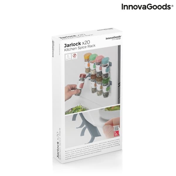 InnovaGoods kryddhylla - självhäftande & vägghängd