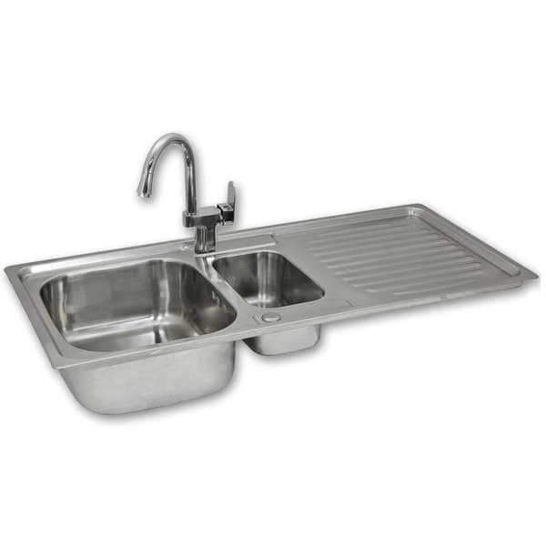 Premium Stainless Steel Kitchen Sink & Confetti Tap | Monstershop