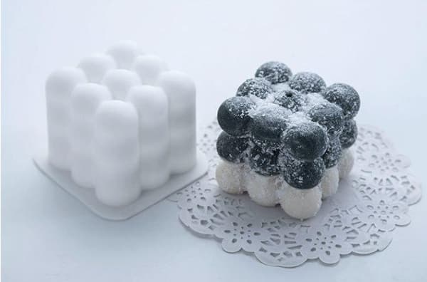 DIY silikone skimmelstearinlys, gipslys, 3D Rubiks terning