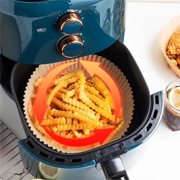 50-pakkaus leivinpaperia AirFryer 16cm - Pieni leivinpaperia AirFryer 16cm - pieni