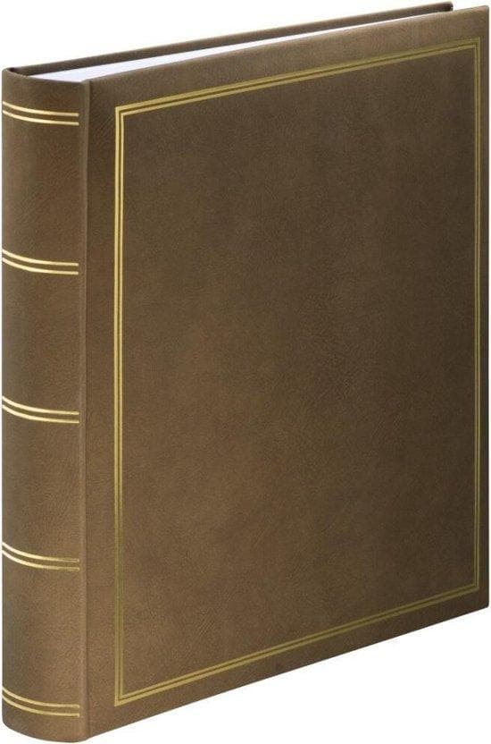 Hama London fotoalbum brun 80 ark 10 x 15 fodralbindning (00007159)