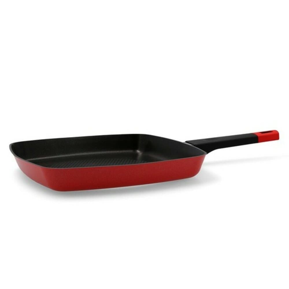 Räfflad stekpanna Pyrex SABOR Svart Aluminium (28 cm)