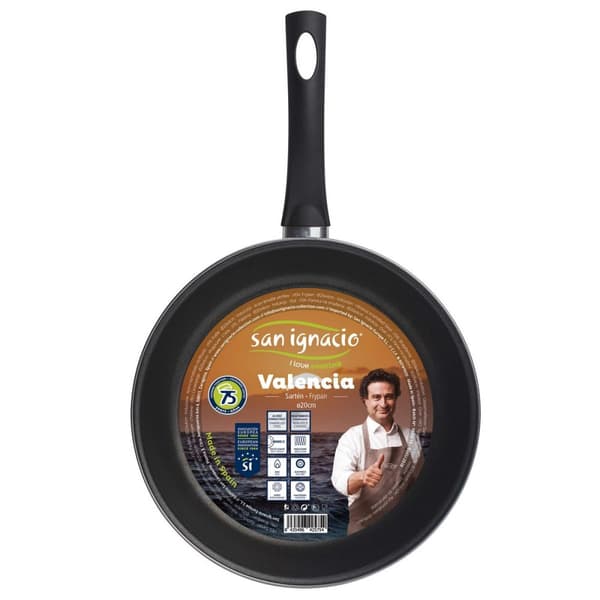 Appelsin Stegepande San Ignacio Valencia af Emaljeret Stål (Ø 20 x 4 cm) - Høj kvalitet køkkenstegepande til din madlavning.