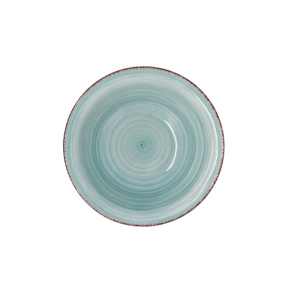 Skål Quid Vita Aqua Keramik Blå Ø 18 cm (6-pakning) - Elegant keramikskål i blå, 18 cm diameter, 6-pakning.