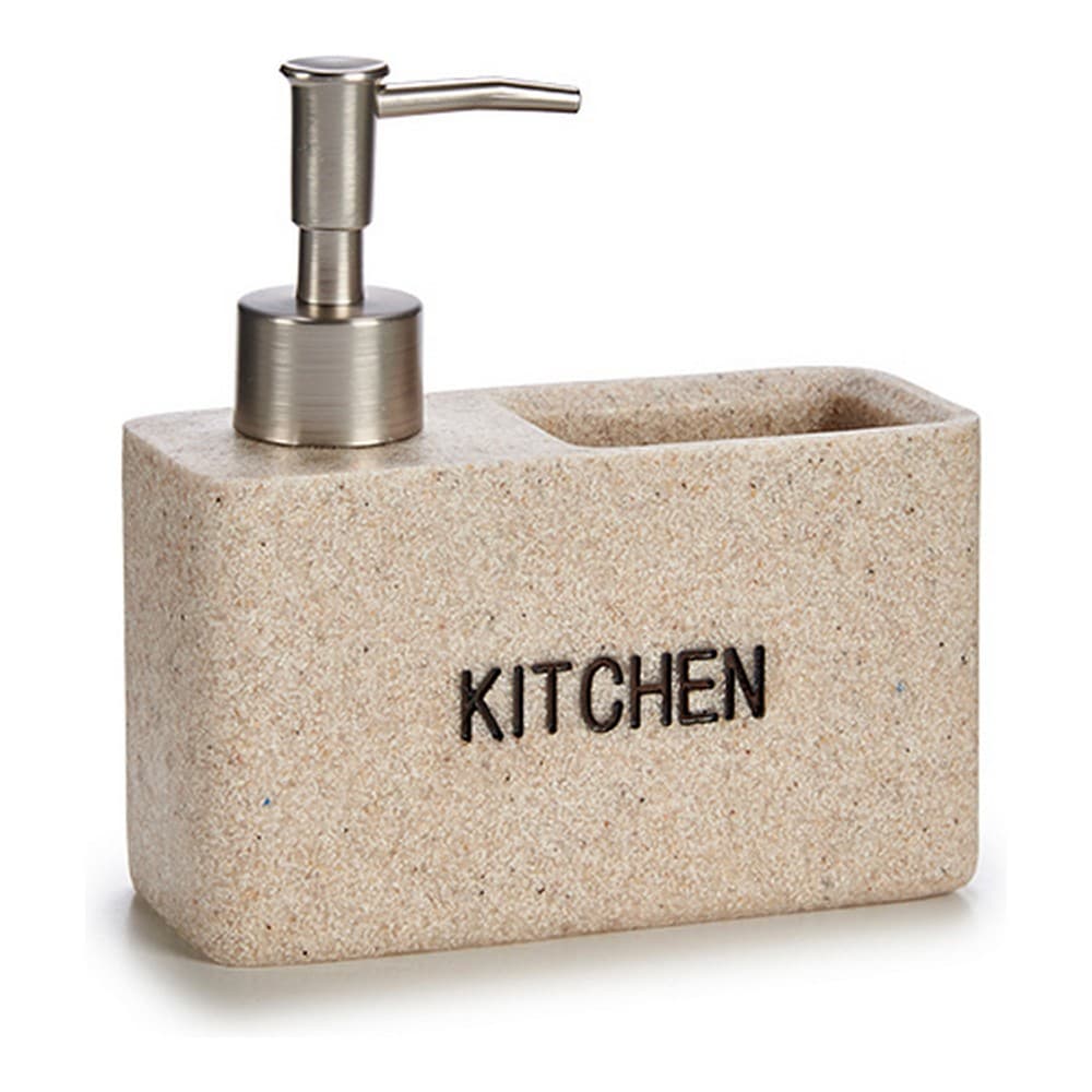 Tvåldispenser Kitchen Kräm Harts (6 x 14 x 14,5 cm)