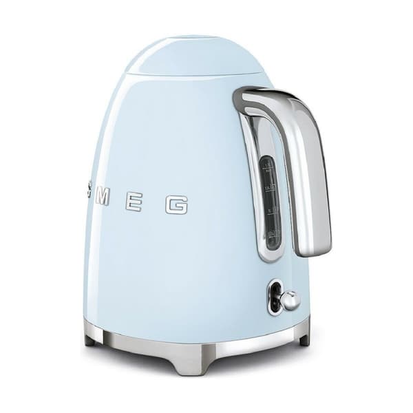 Smeg Blå Rustfrit stål Elkedel 2400 W 1,7 L - Effektiv og stilfuld elkedel til hjemmekøkkenet.