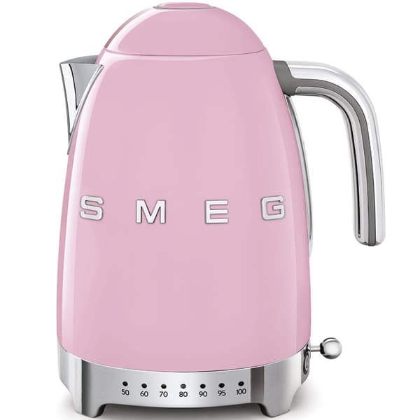 Smeg Elkedel KLF04PKEU Rustfrit stål Plast 2400 W 1,7 L - Effektiv og stilfuld elkedel til dit køkken.