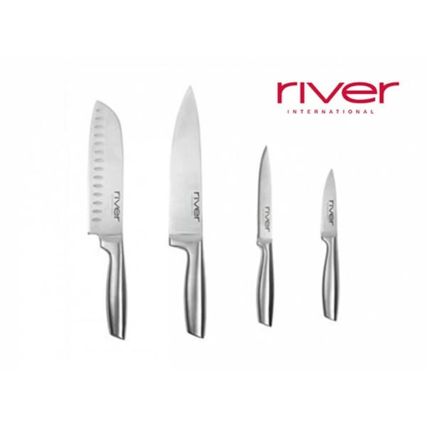 Knivsæt River Rustfrit stål 4 pcs