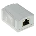 Miniatyrbild 1 av 6: ACT ytmonterad box skärmad 1 port CAT6A. Typ: CAT6A Väggmonteringslåda c6a 1p skärmad (FA7005)
