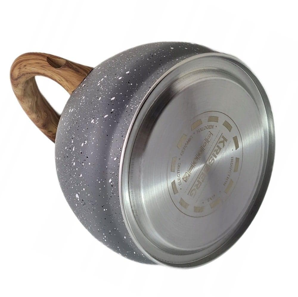 Stålkettling 1.8L Krisberg KS-7585 Grå marmor