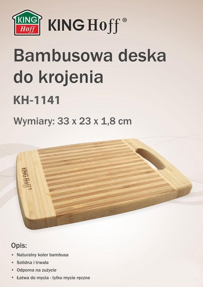 Skärbräda 33 x 23cm bambu Kinghoff KH-1141