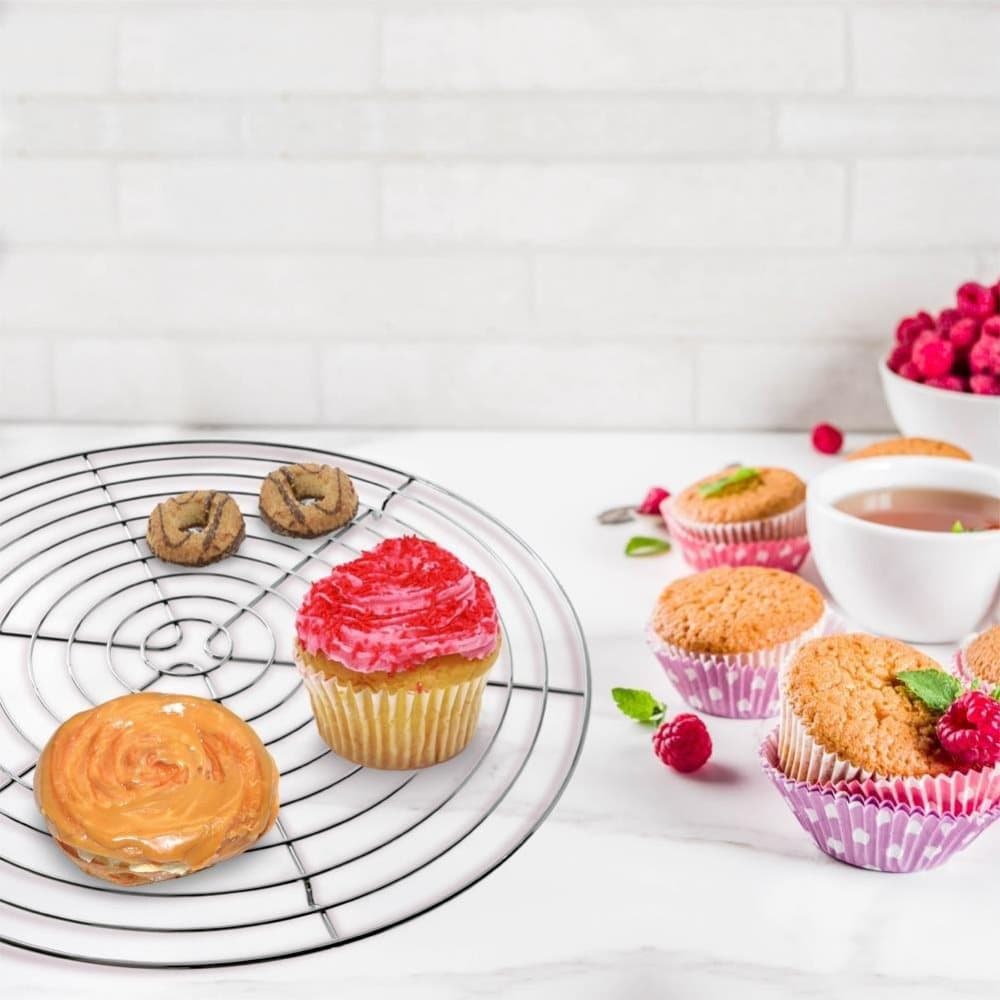 Förkromad kaka för att fläcka en tårta 32.5cm Orion 121544