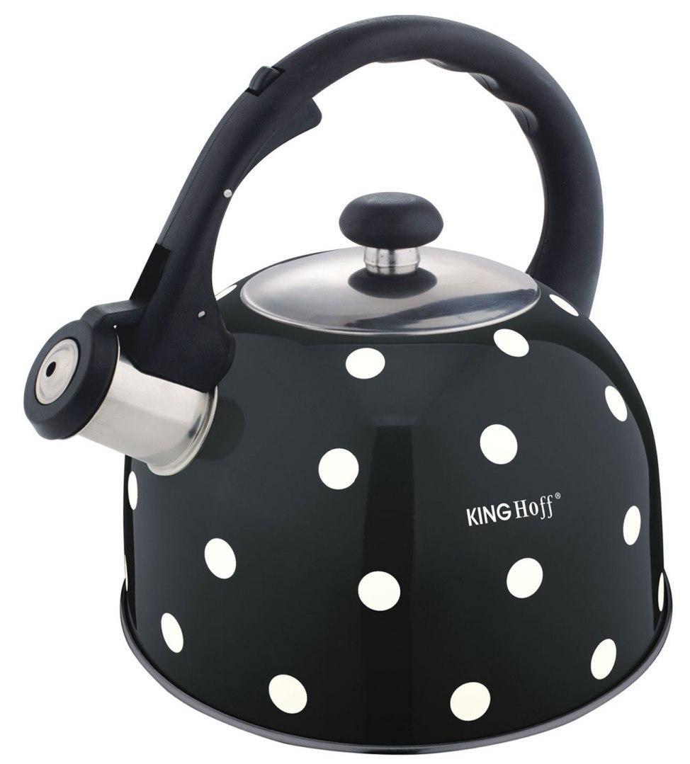 Vattenkokare emaljerad i Kinghoff 2.6L KH-1051 Polka Dot