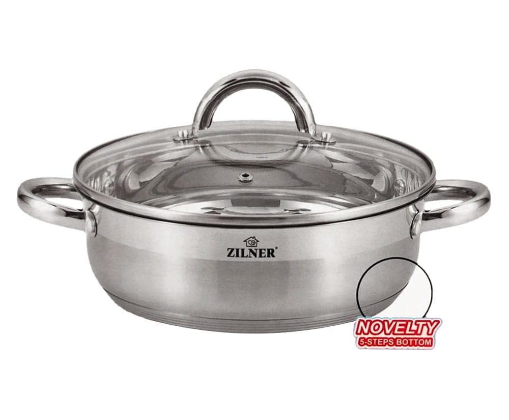 Pot stal. Nierdz. Platt 3.5L 24cm ZILNER ZL-7403