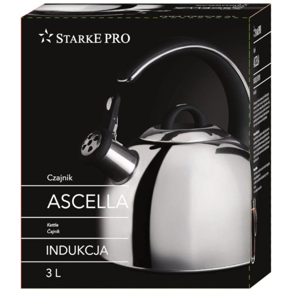 Stålkokare 3.0L Glans Starke Pro Ascella 0342