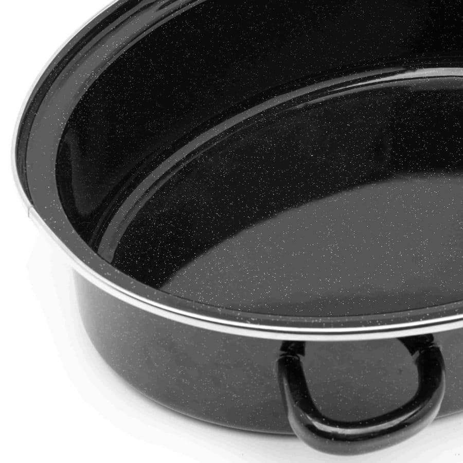 38cm emalj britfanna med grillkåpa tdad-2070
