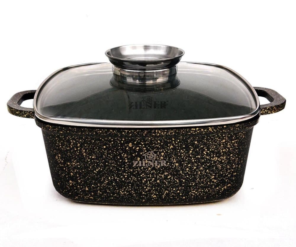 Brytfanna Marble-Ceramic Pot 4.4L 24cm Zilner ZL-7207