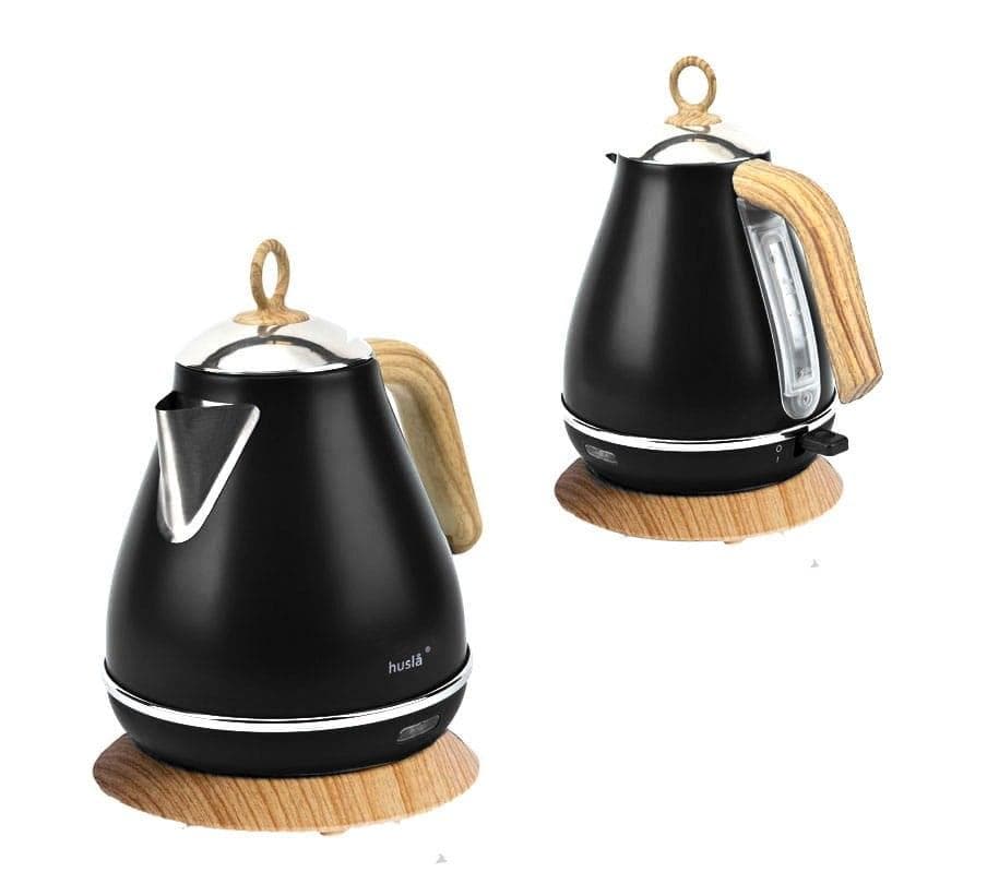 Vattenkokare 1.7L Steel Husla 73902-BK Black